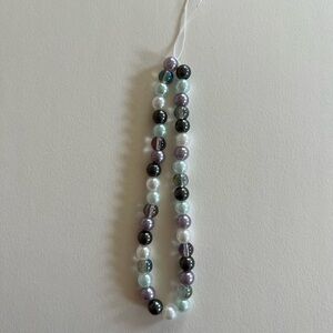 Multicolor Beaded Phone Charm